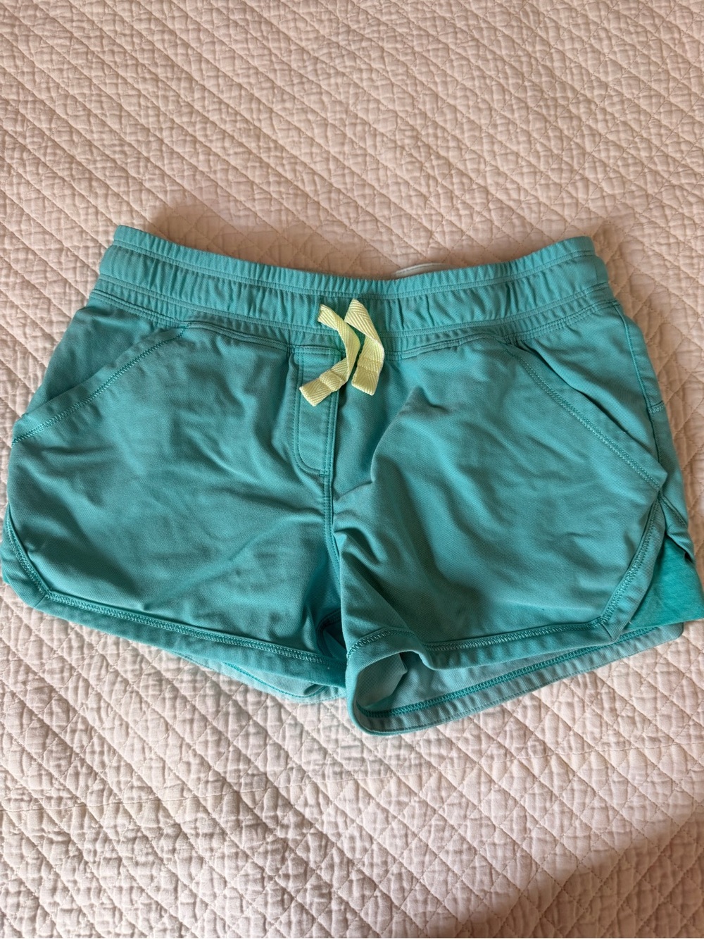 Ivivva Girls Teal Drawstring Active Shorts